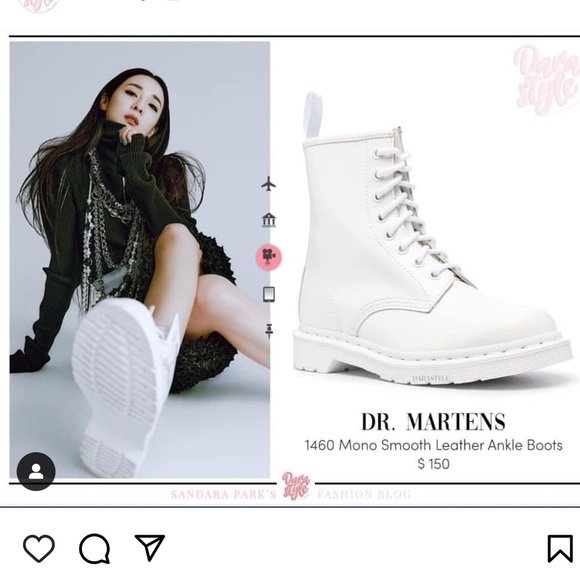 NWT Dr. Martens AirWalk - monochromatic white size US 7 - Picture 2 of 12